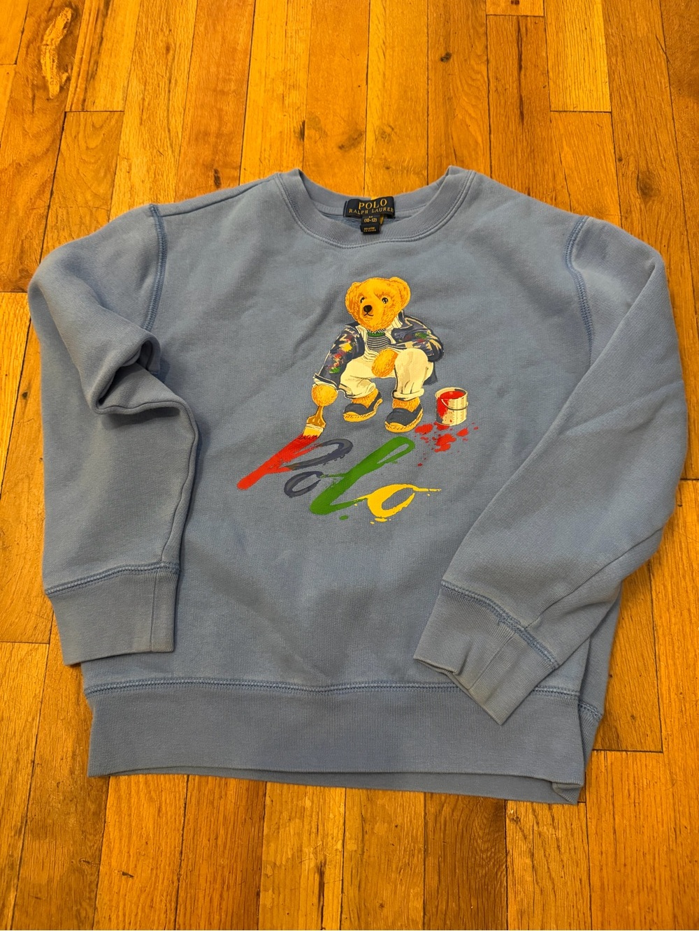 Polo by Ralph Lauren boys medium size 10-12 Crewneck Painter Sweatshirt